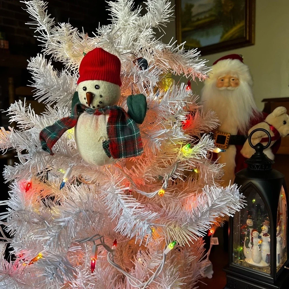 ❤️ Vintage 1987 Snowman Christmas Ornament